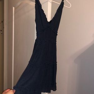 Navy blue sun dress